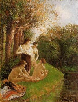 Camille Pissarro : Bathers